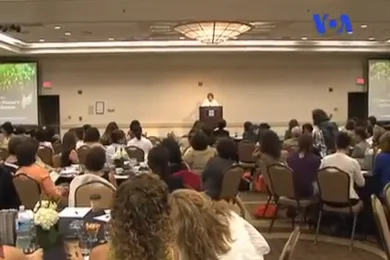 IAWF WASHINGTON DC CONFERENCE, VOA COVERAGE