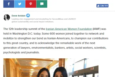 Iranian American Women Pledge: Together We Thrive
