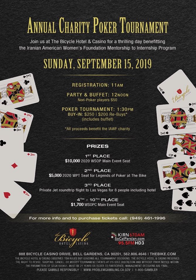 Annual Poker Tournament Fundraiser